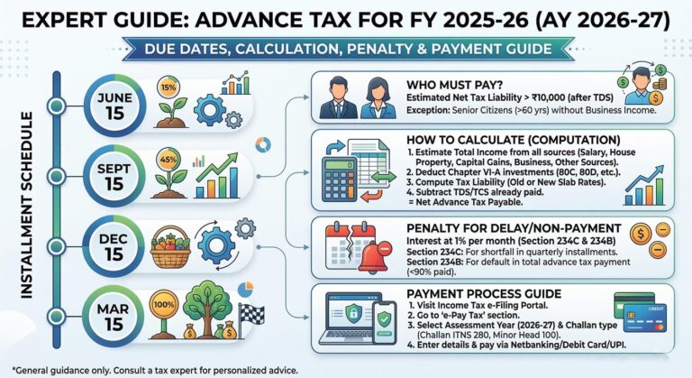 advance tax calculation ca ankush aggarwal