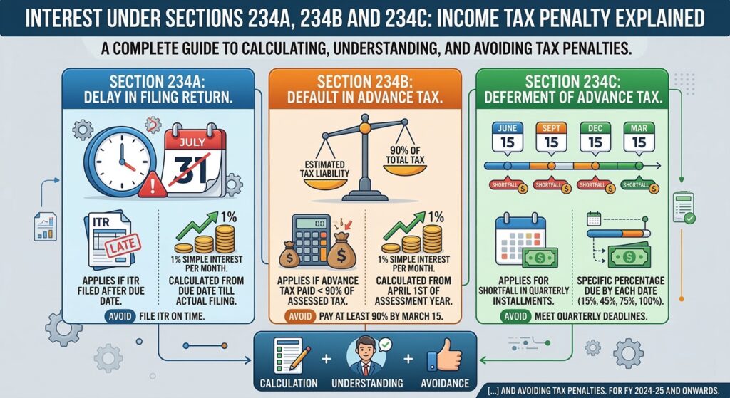 Interest Under Sections 234A 234B 234C